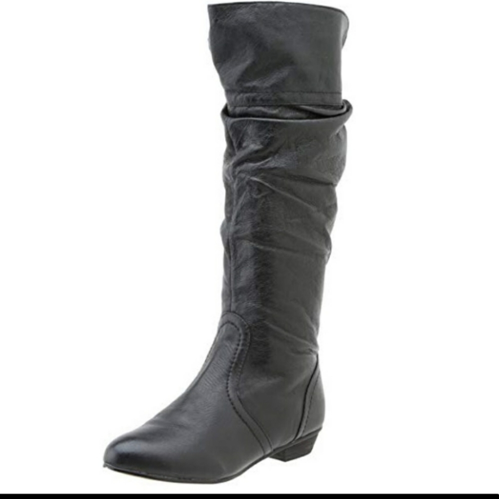 Steve Madden Leather Candence Slouchy Tall Boots